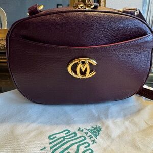 Mark Cross 1845 Leather Crossbody Bag